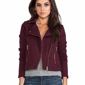 Chaser Fleece Moto Jacket Size M